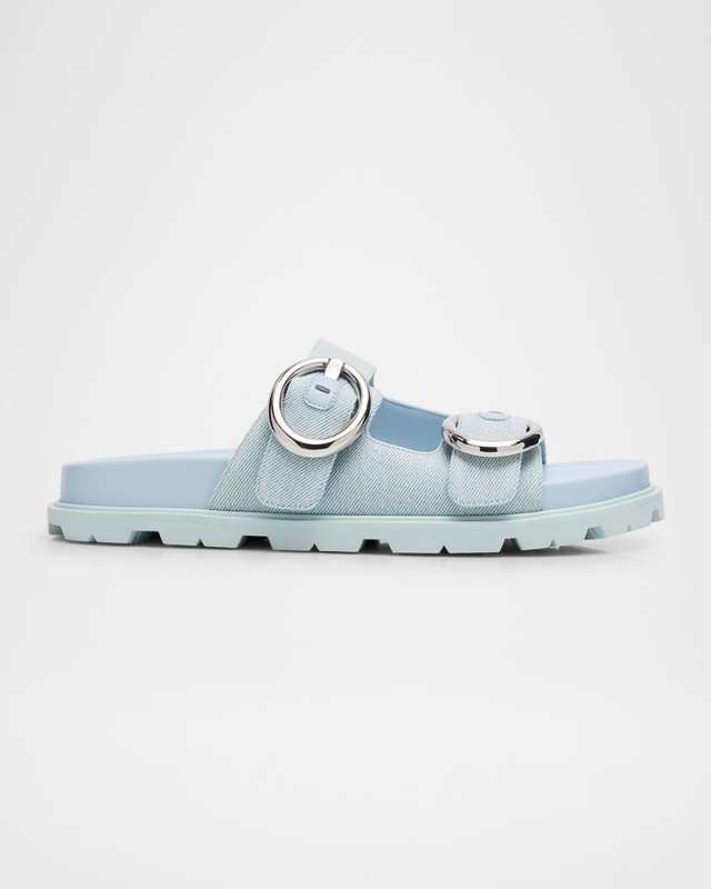 Benni Denim Sport Slides